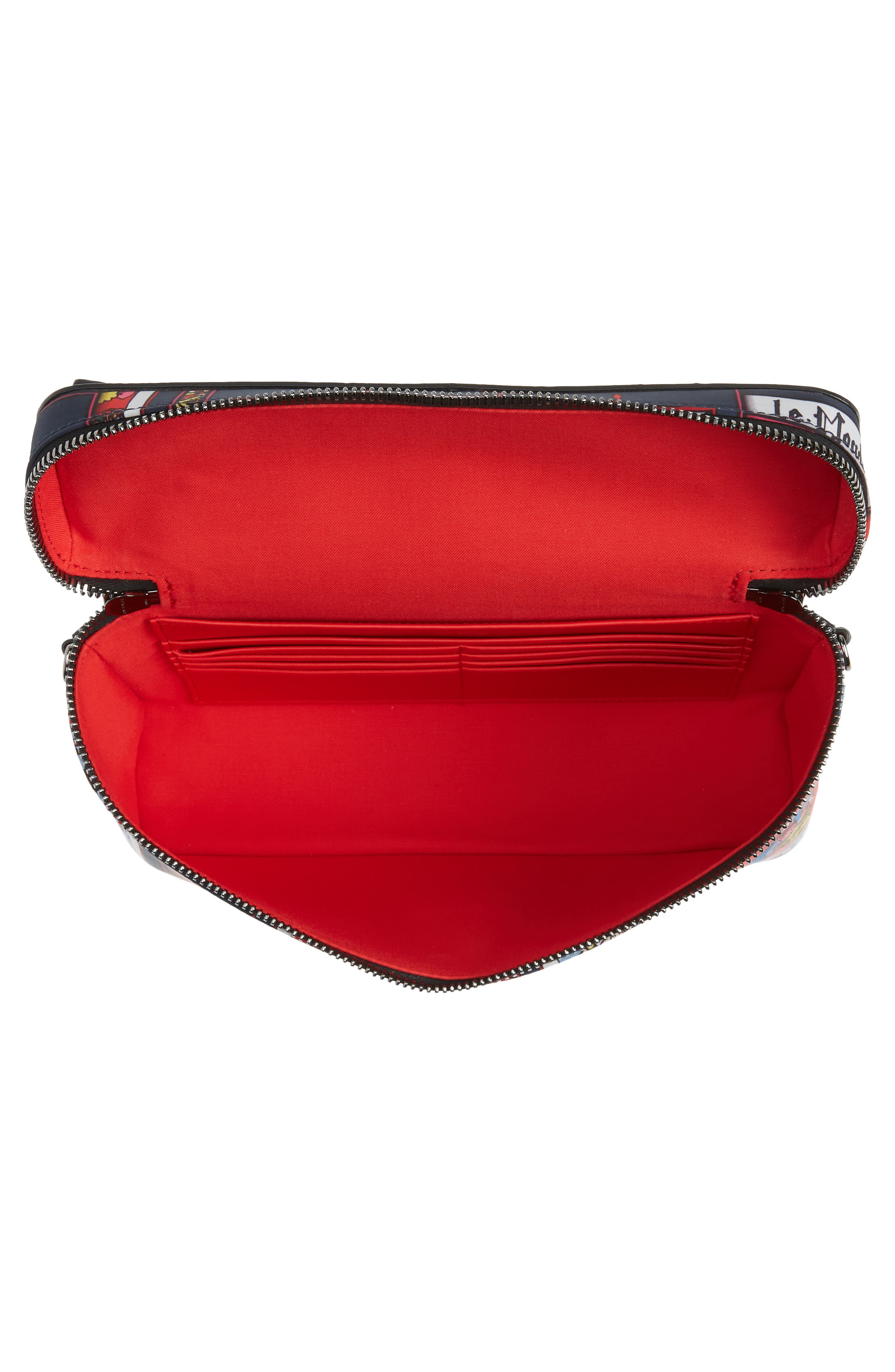 Christian Louboutin Kypipouch Tarot Print Crossbody Bag, Alternate, color, 