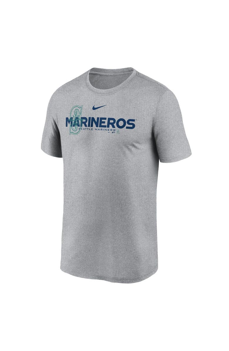 Nike Men's Nike Heathered Charcoal Seattle Mariners Local Rep Legend Performance T-Shirt, Alternate, color, Heather Charcoal