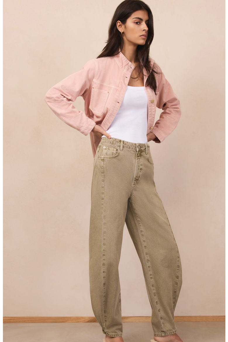 Balloon Popper Jeans, Alternate, color, Khaki