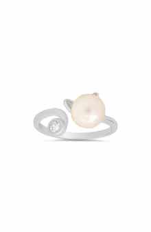 Queen Jewels CZ & Imitation Pearl Cat Ring