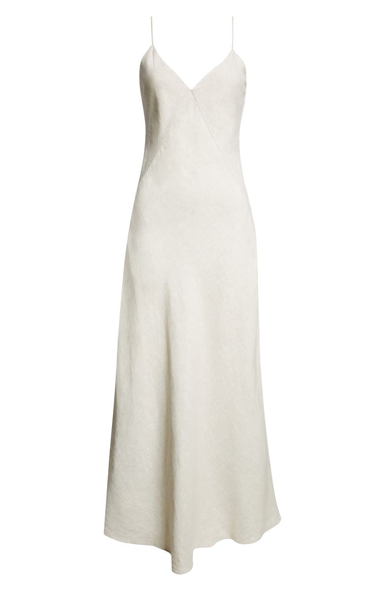 Eleventy Linen Blend Maxi Dress, Alternate, color, Sand