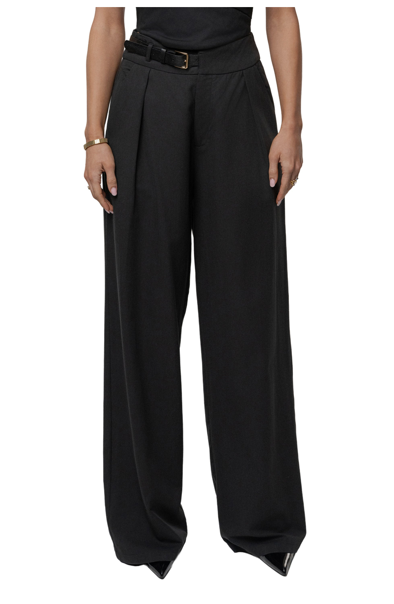 JLUXLABEL Everywhere Belted Trousers, Main, color, Black
