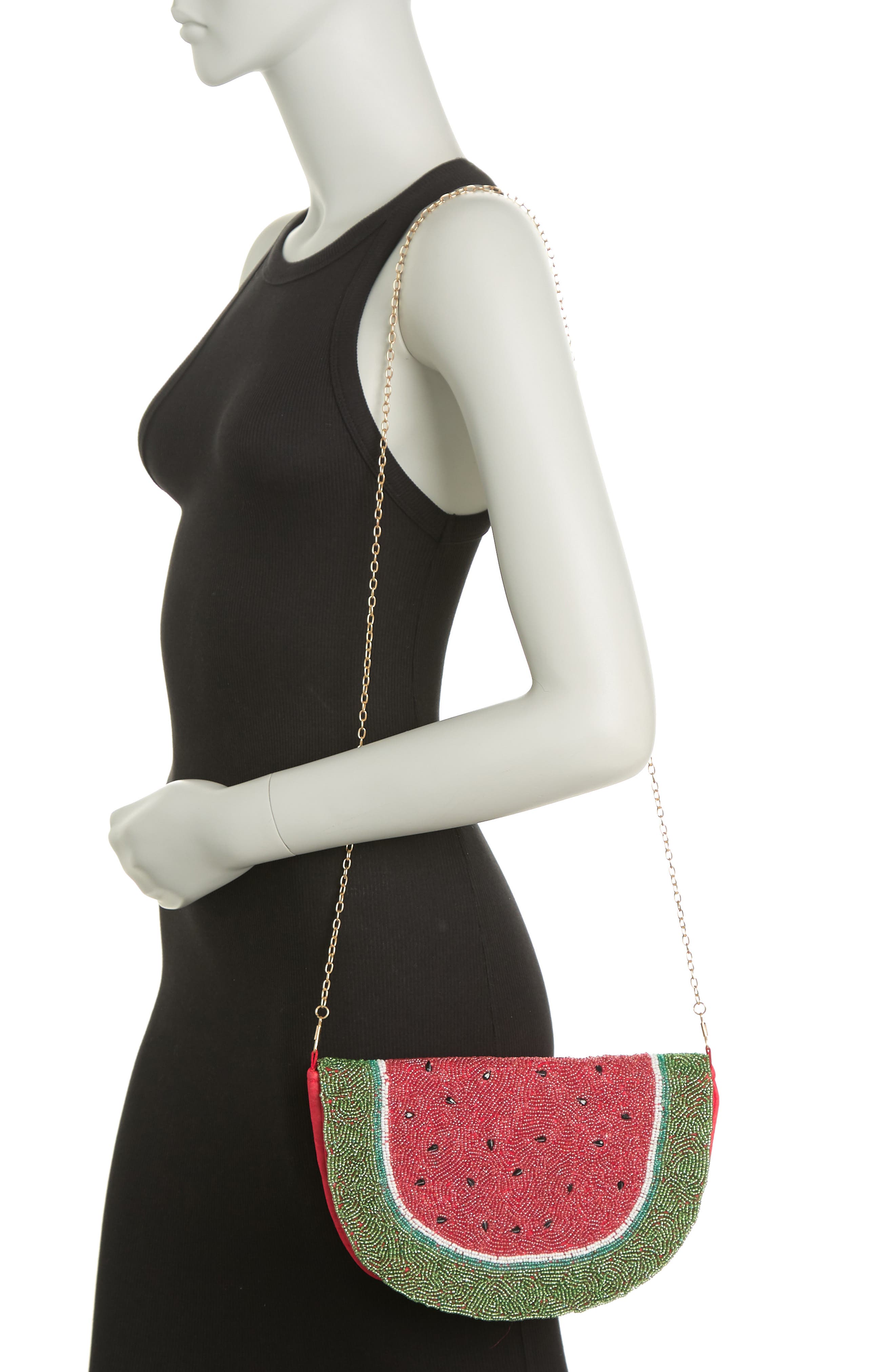 Lulu Watermelon Slice Beaded Crossbody Clutch (Women) | Nordstromrack