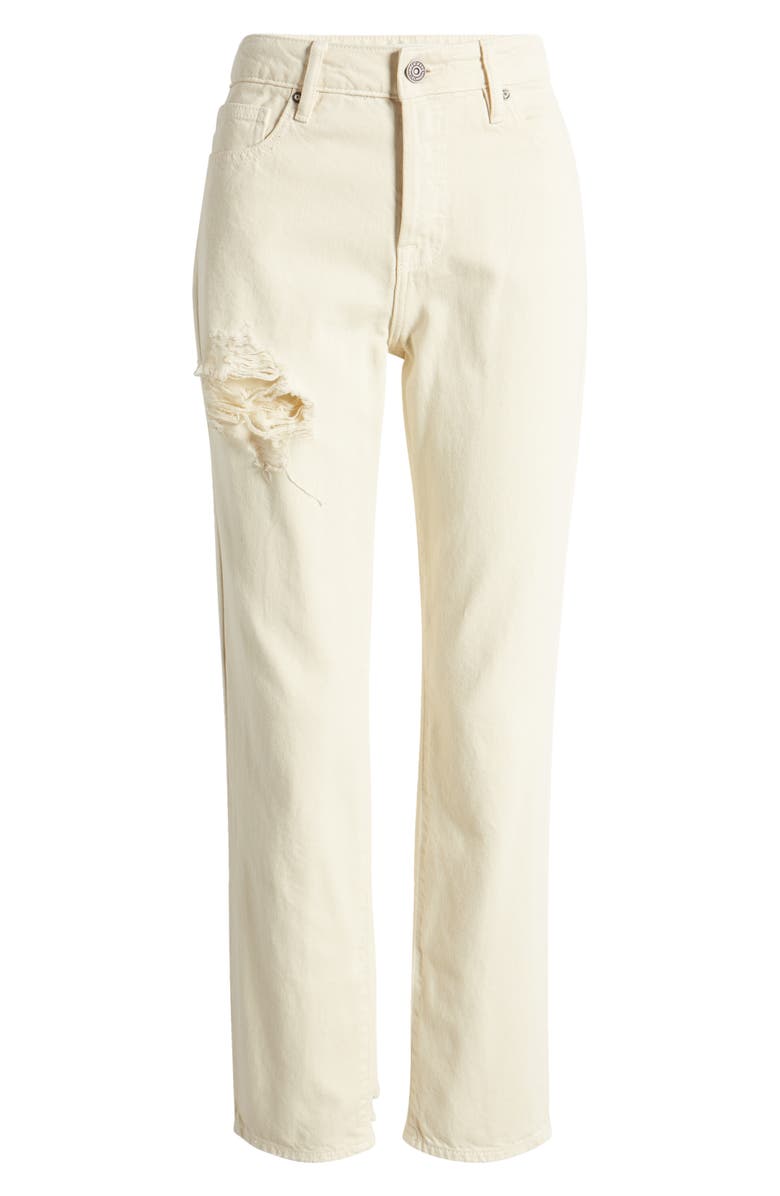 HIDDEN JEANS Ripped Straight Leg Jeans, Alternate, color, 