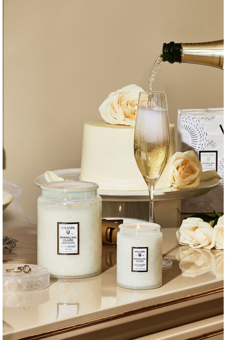 Sparkling Cuvée Large Jar Candle, Alternate, color, SPARKLING CUVEE