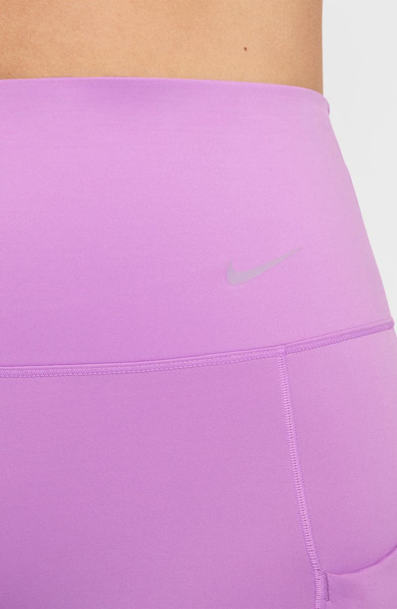 Nike Dri-FIT Go High Waist 7/8 Leggings, Alternate, color, Rush Fuchsia/ Black