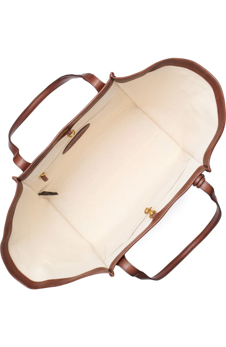 New Amsterdam Leatherworks Waverly Twill Tote, Alternate, color, Olive