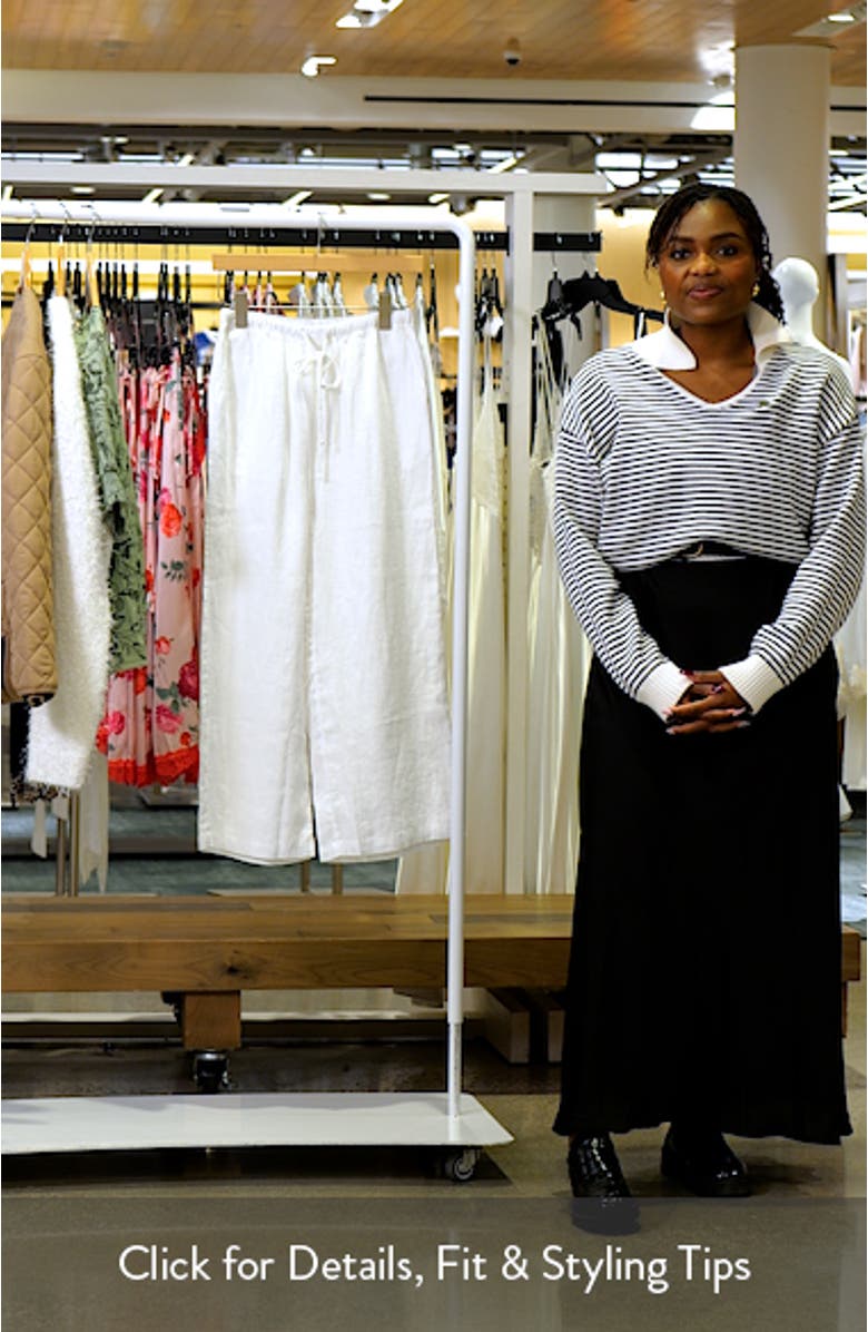 Easy Wide Leg Linen Pants, sales video thumbnail