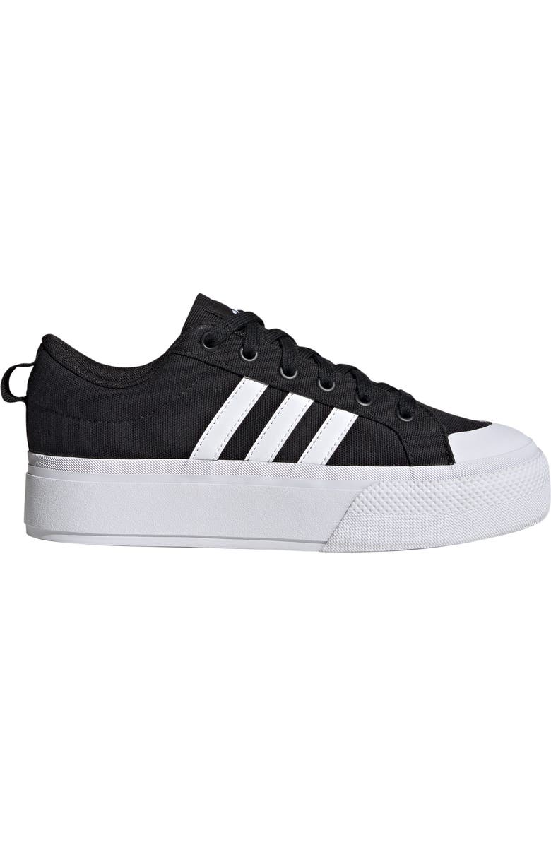 adidas Bravado 2.0 Platform Skate Sneaker, Alternate, color, Black/ White/ Black