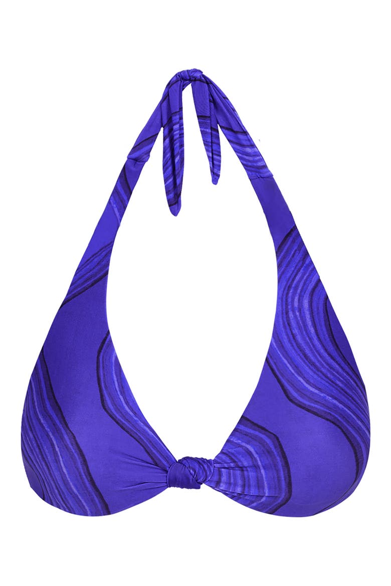 Gemstone Alanna Knotted Bikini Top, Alternate, color, PURPLE MULTI