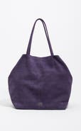 Bimba y Lola Large Split Leather Shopper Bag
