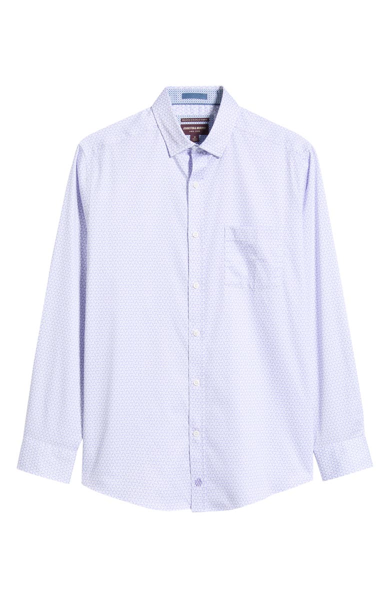 Johnston & Murphy Logan Print Button-Up Shirt, Main, color,