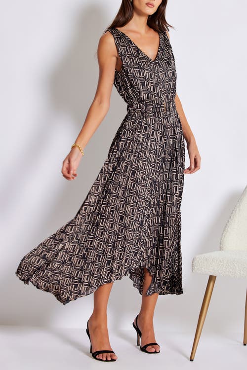 Bishop + Young Highbrow Pleat Dress In Multi