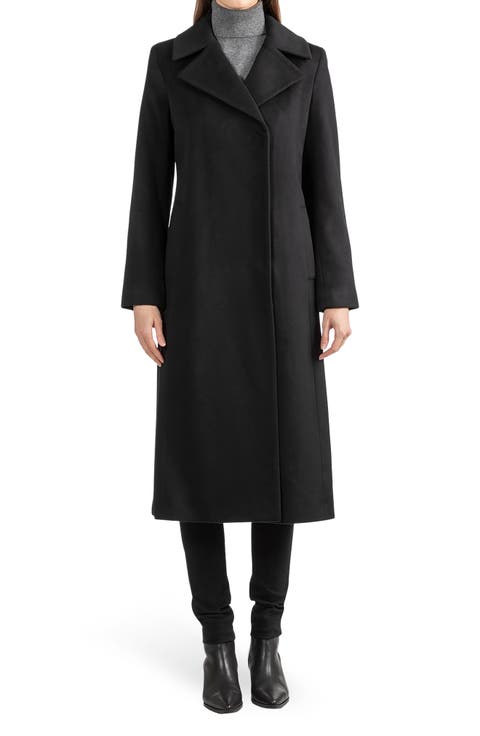 Wool Notch Lapel Coat