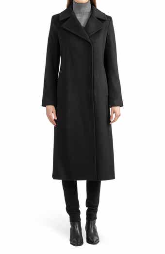 Sofia Cashmere Wool Notch Lapel Coat