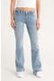 Joey Low Rise Flap Pocket Flare Jeans