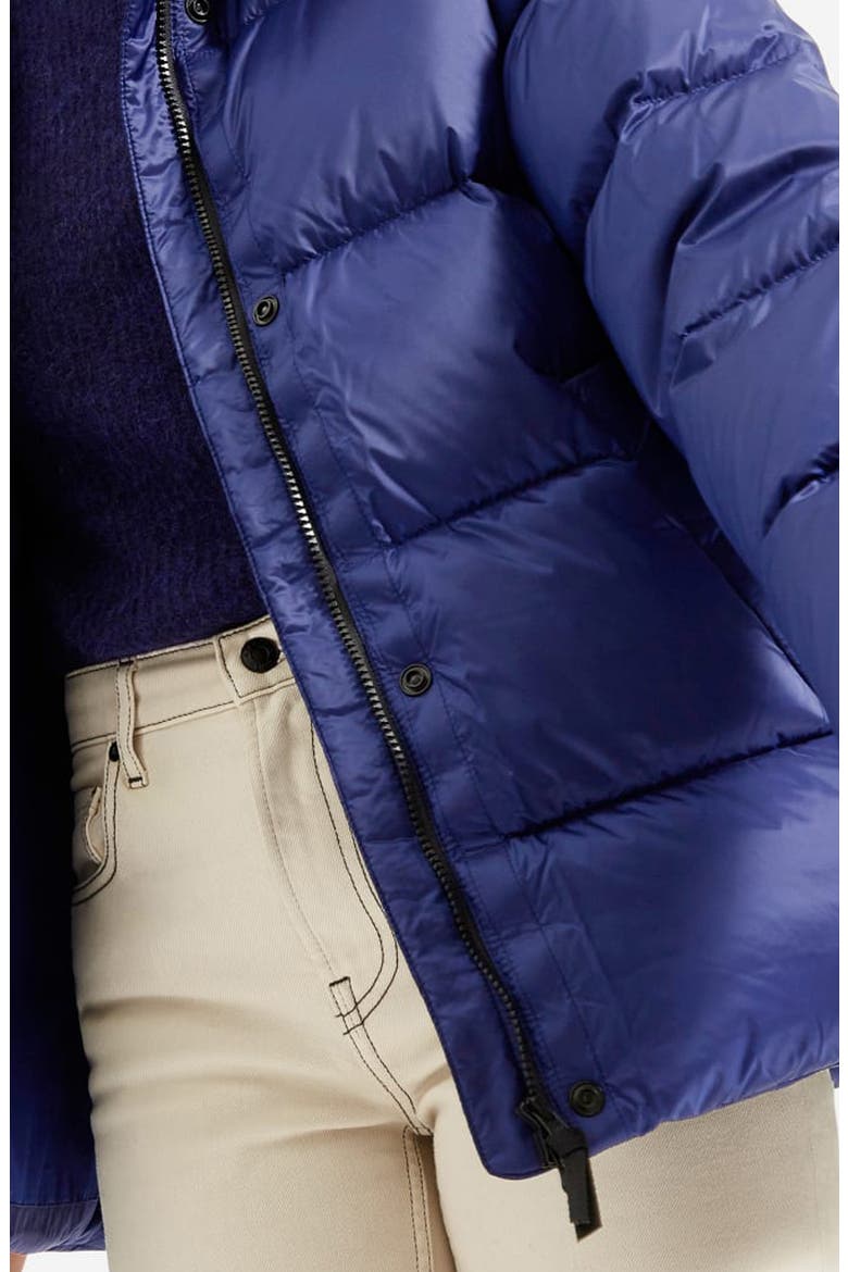 Re:Down® Puffy Puff Water Resistant Hooded Jacket, Alternate, color, COBALT
