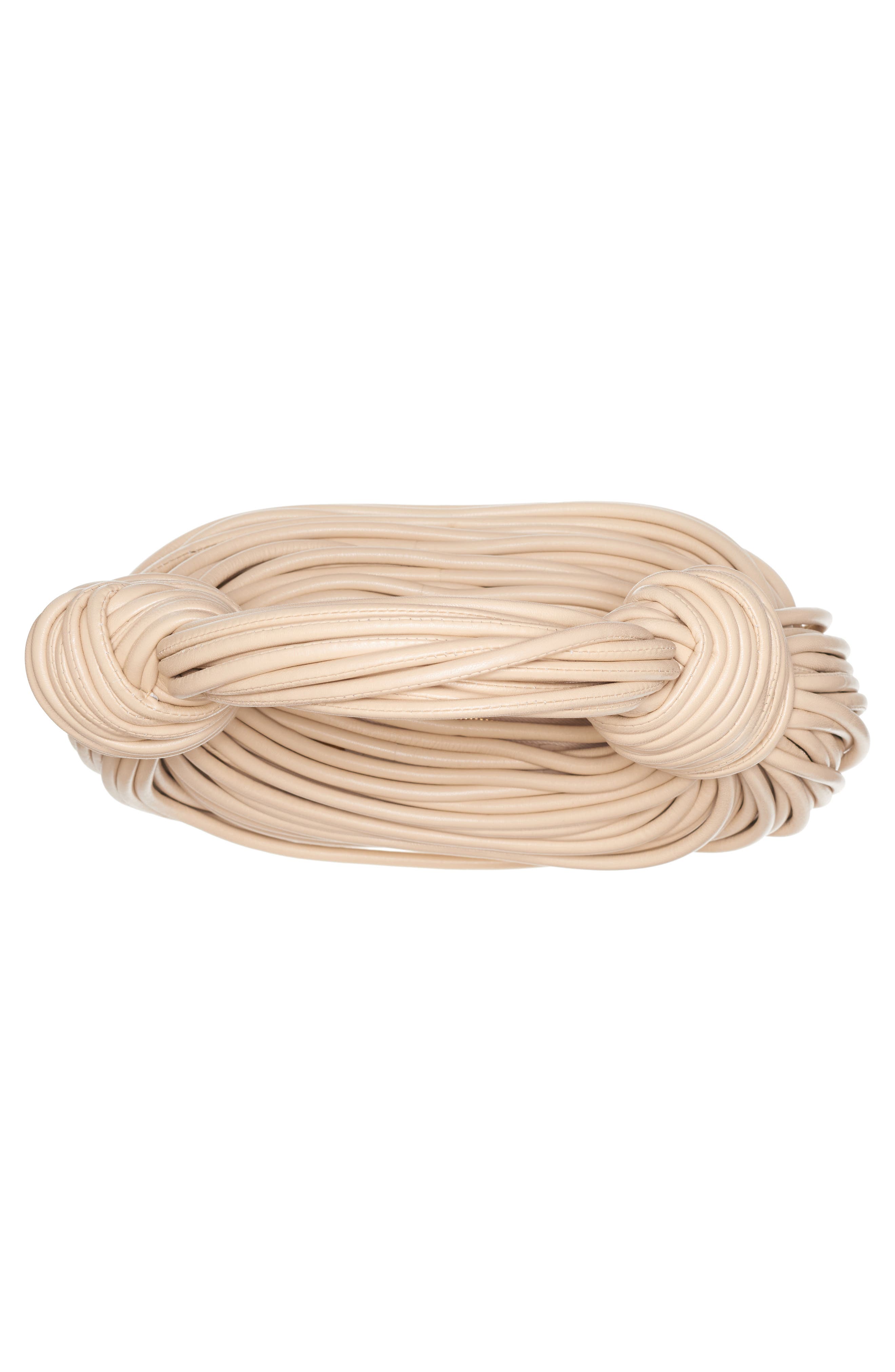 Bottega Veneta Double Knot Leather Hobo, Alternate, color, 