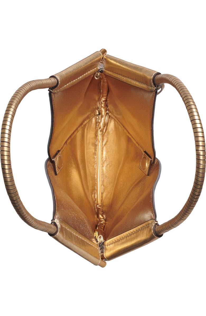 Donna Karan New York Baldwin Mini Metallic Shoulder Bag, Alternate, color, Gold