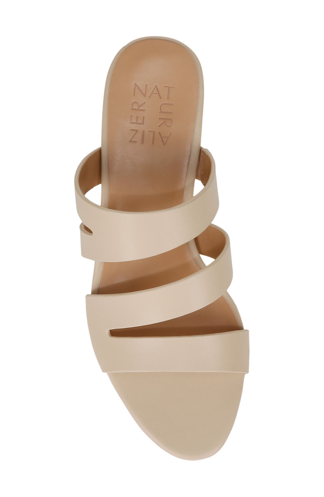 Beaming Block Heel Slide Sandal, Alternate, color, COASTAL TAN SMOOTH FAUX LEATHR