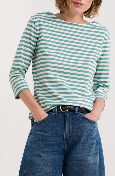 Sailor Stripe Organic Cotton Top