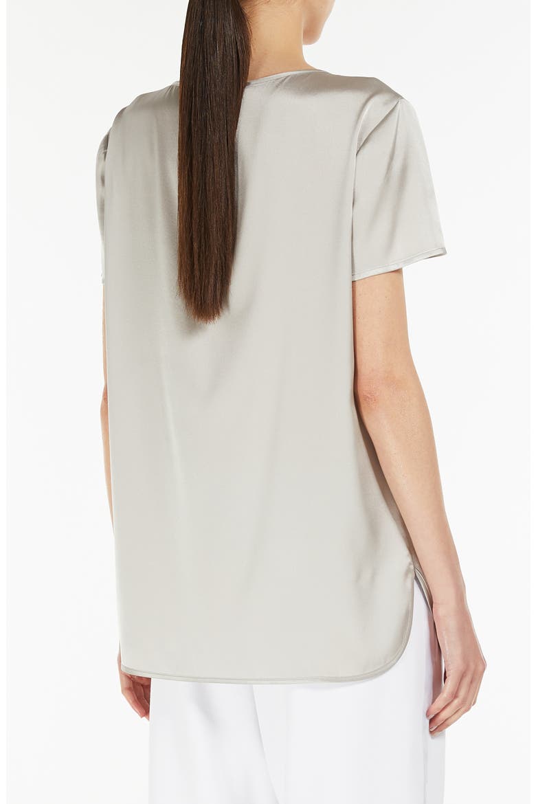 Cortona Stretch Silk Top, Alternate, color, PEARL GREY