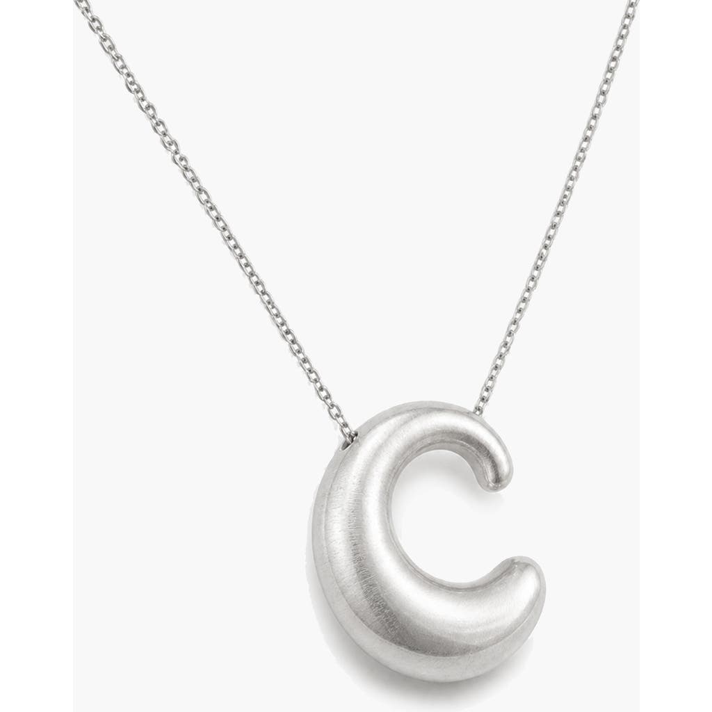 Yoj Astra Liquid Necklace In Metallic