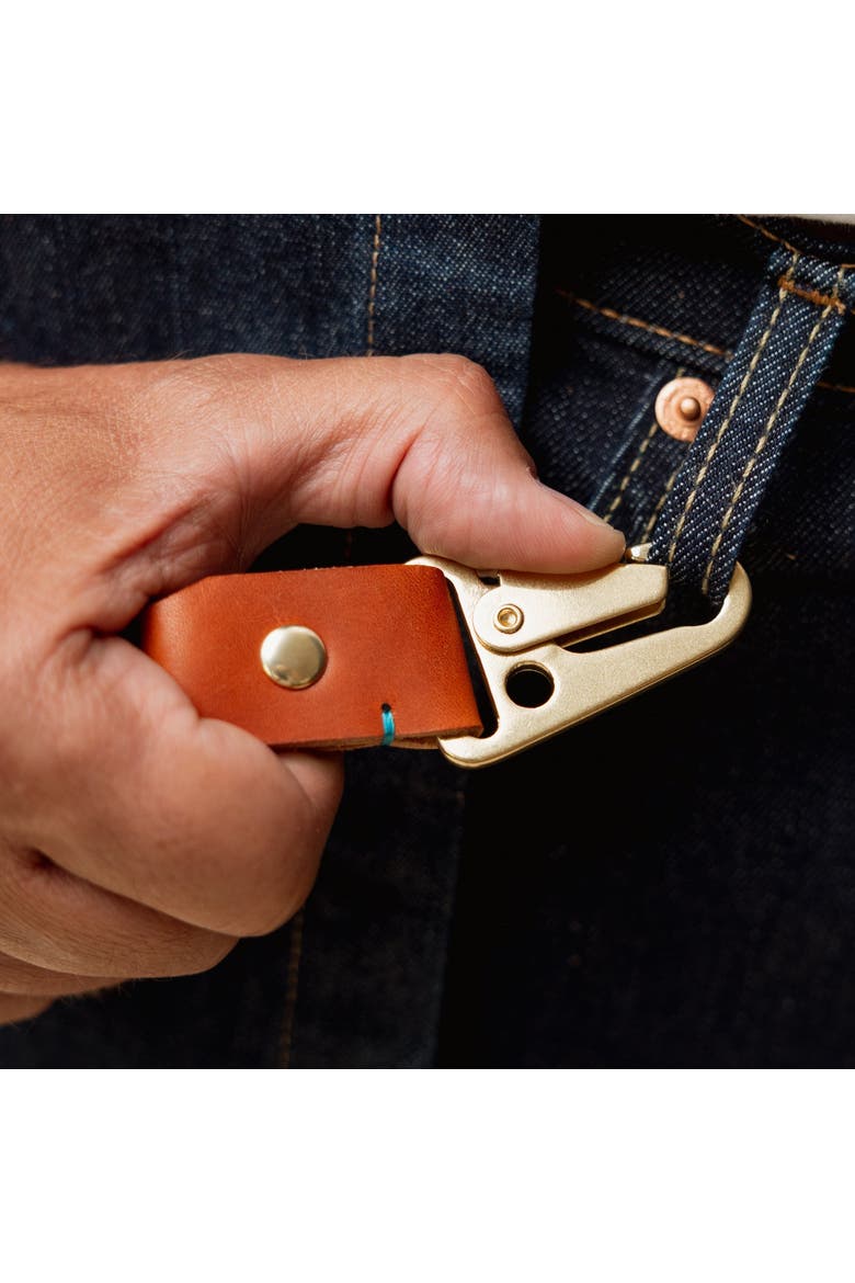 The Companion Key Tag, Alternate, color, English Tan