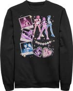 KPop Demon Hunters Men's Huntrix Cute Instant Film Portrait Long Sleeve Crewneck Sweatshirt