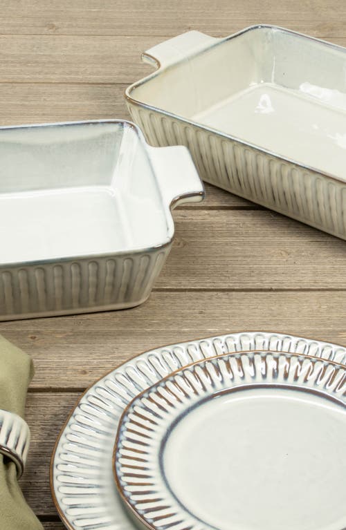 Bia Cordon Bleu 2-piece Colonnade Bake Set In Cream