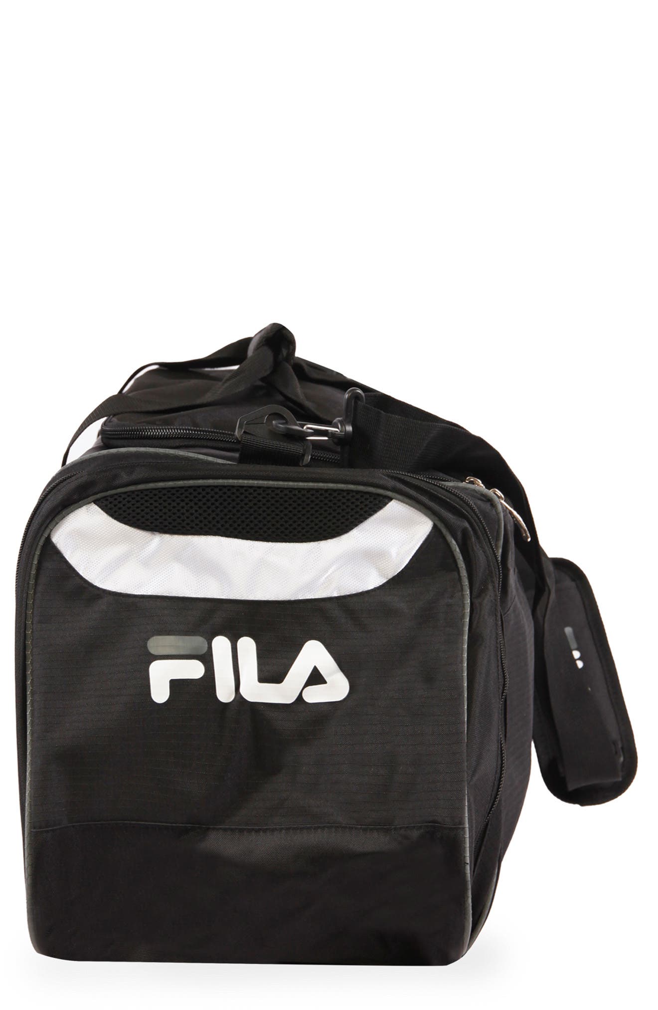FILA Acer 25-Inch Duffle Bag, Alternate, color, Black/ Grey