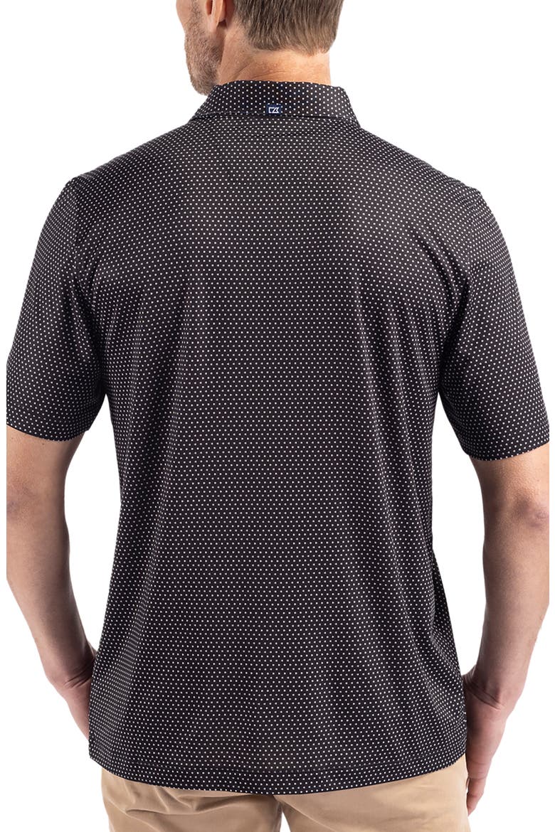 Pike Shadow Check Print Polo, Alternate, color, BLACK
