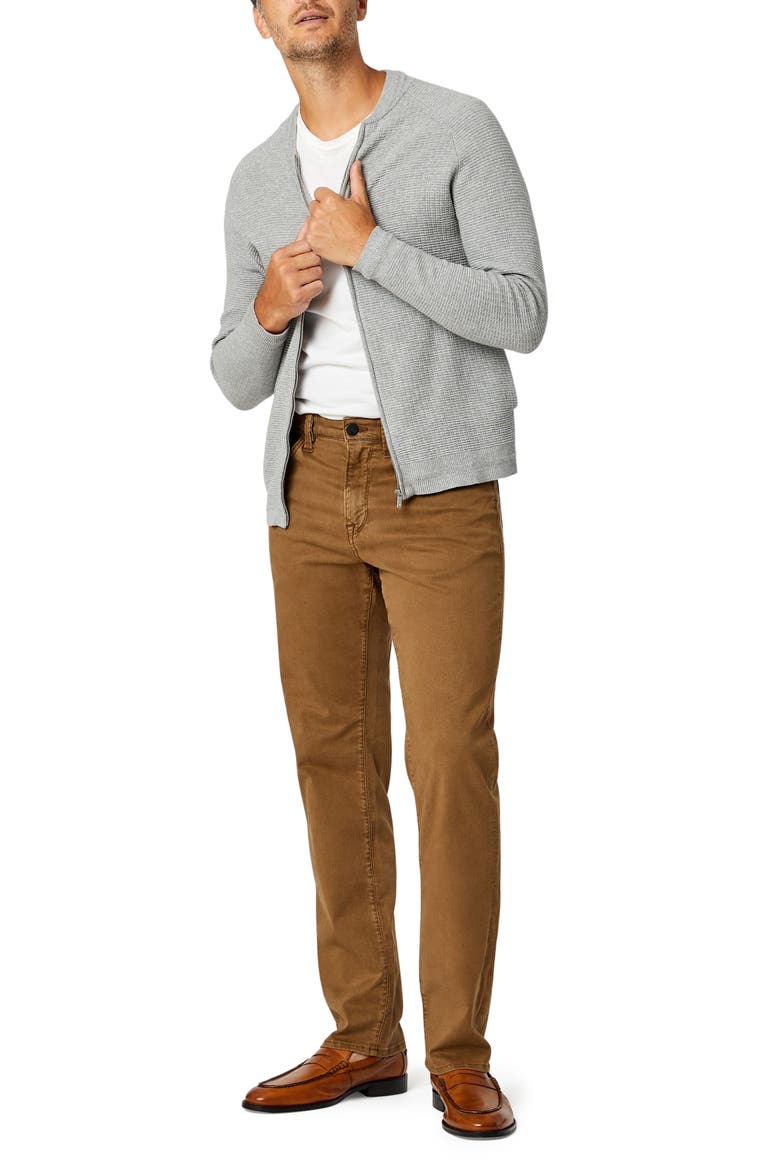 Charisma Relaxed Straight Leg Twill Pants, Alternate, color, TOBACCO TWILL