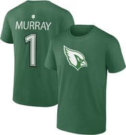FANATICS Men's Fanatics Branded Kyler Murray Green Arizona Cardinals St. Patrick's Day Icon Player T-Shirt