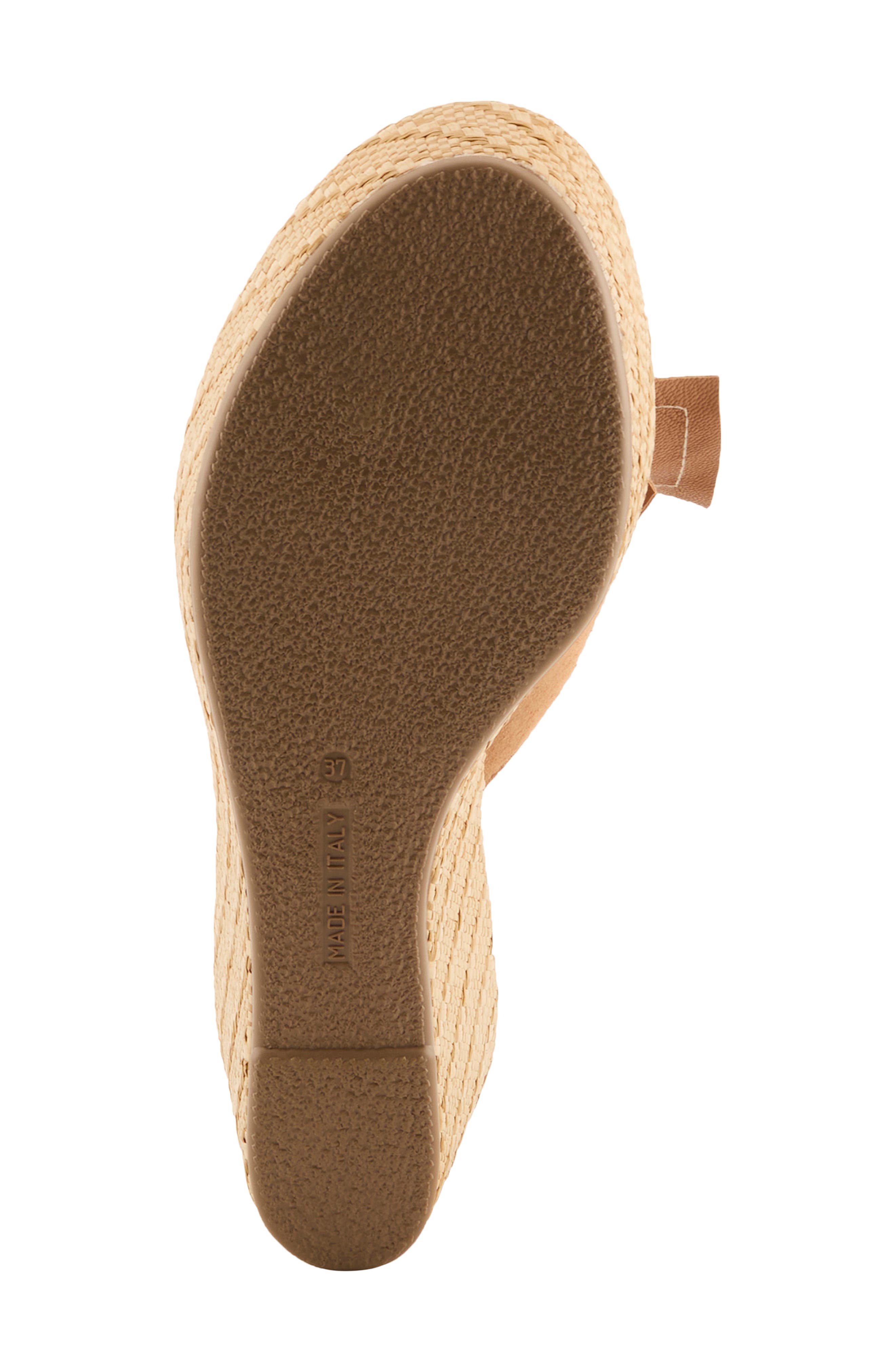 Ellyn Wedge Sandal, Alternate, color, TAN SUEDE