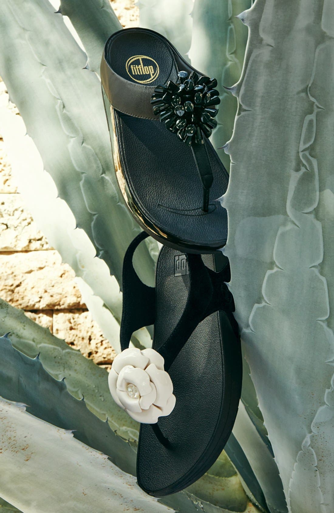 FitFlop 'Bloom' Suede Thong Sandal, Alternate, color, 