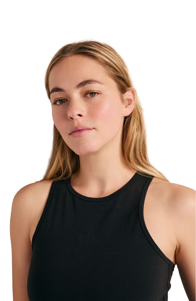 Haven Well Within Balance Organic Cotton Tank, Main, color, Black