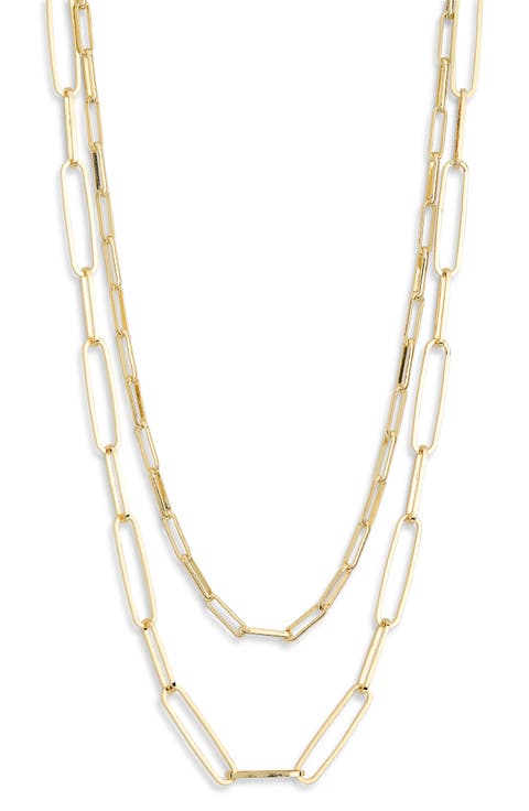 Set of Two Mixed Chain Necklaces