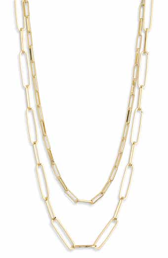 Set of Two Mixed Chain Necklaces