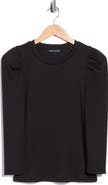 Veronica Beard Britney Ruched Sleeve Top