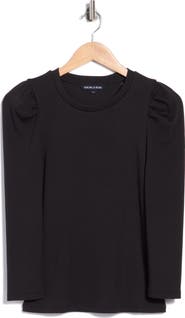 Veronica Beard Britney Ruched Sleeve Top