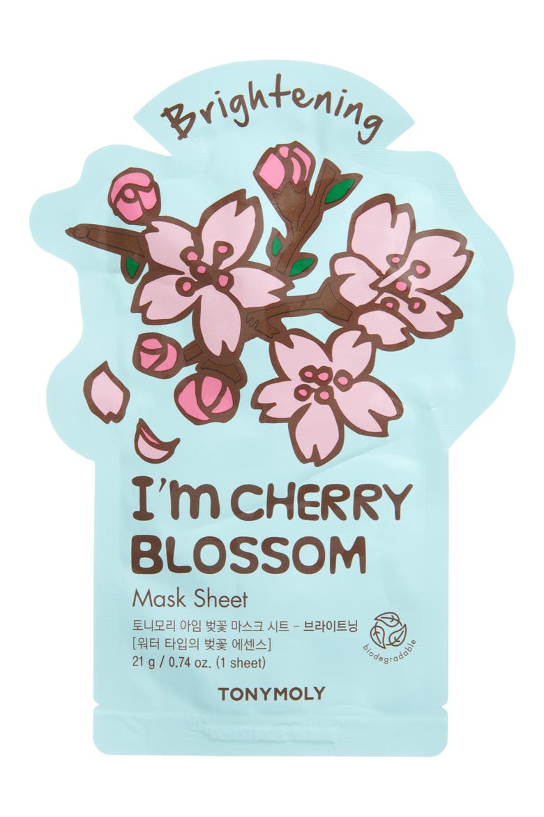 I'm Cherry Blossom Sheet Mask, Main, color, NO COLOR