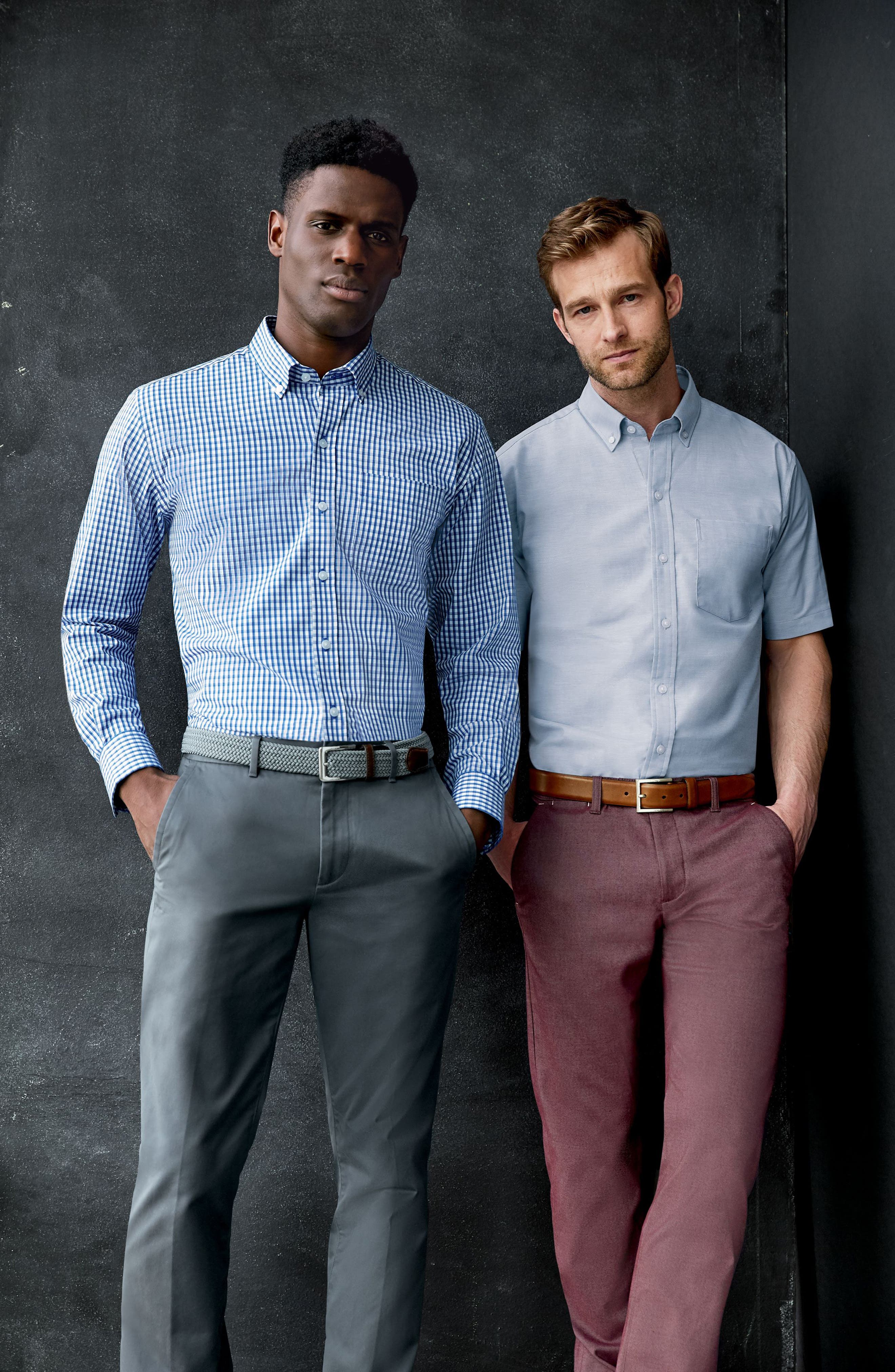 Cotton Blend Gingham Shirt - image 4