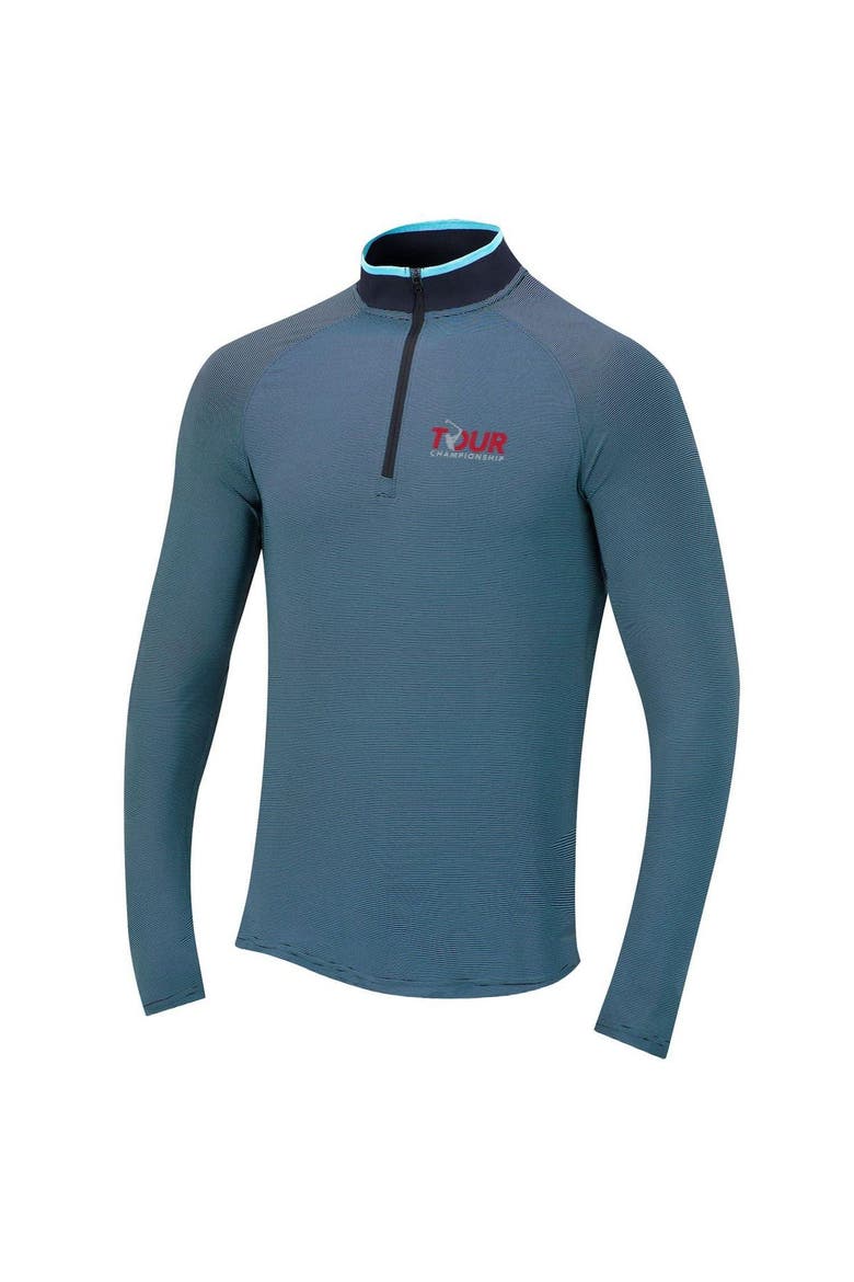 Men's Under Armour Blue TOUR Championship Raglan Quarter-Zip Jacket, Alternate, color, Blue