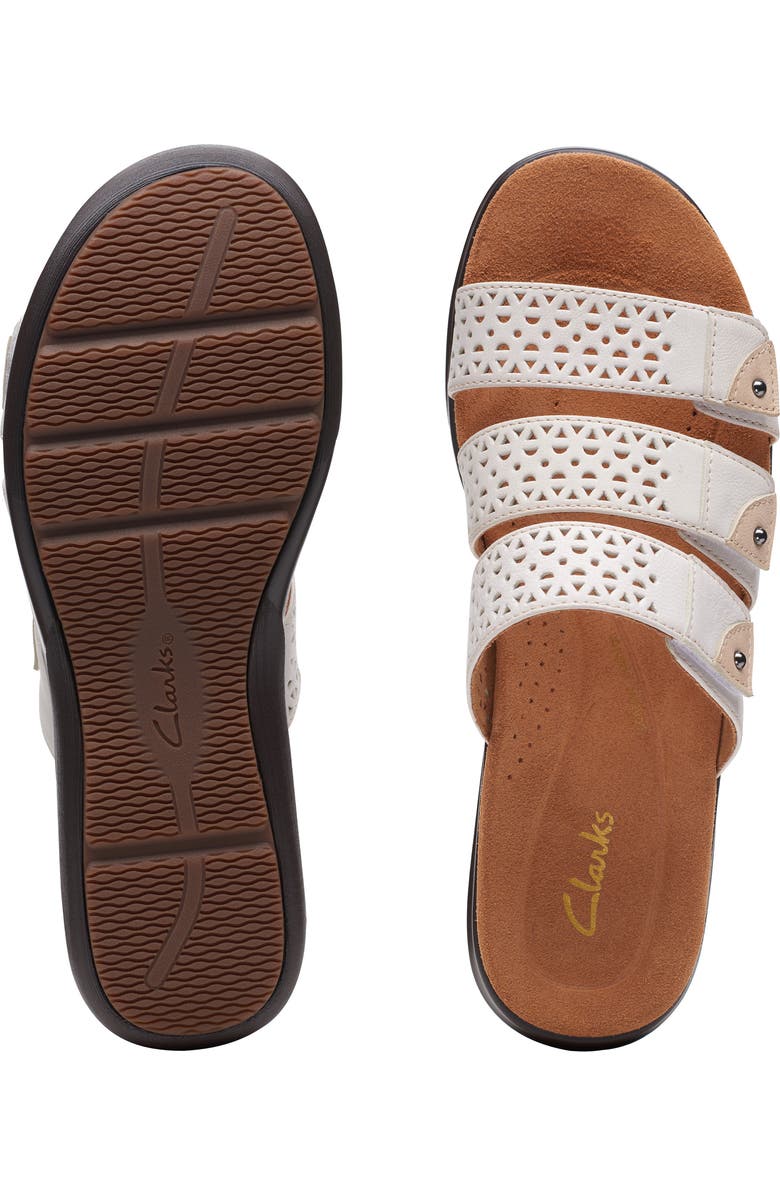 Clarks<sup>®</sup> Kitly Walk Sandal, Alternate, color, White