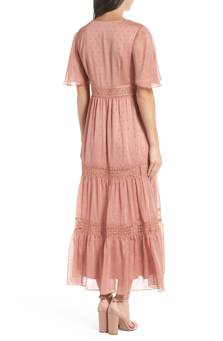 Ever New Georgie Tiered Maxi Dress, Alternate, color, 