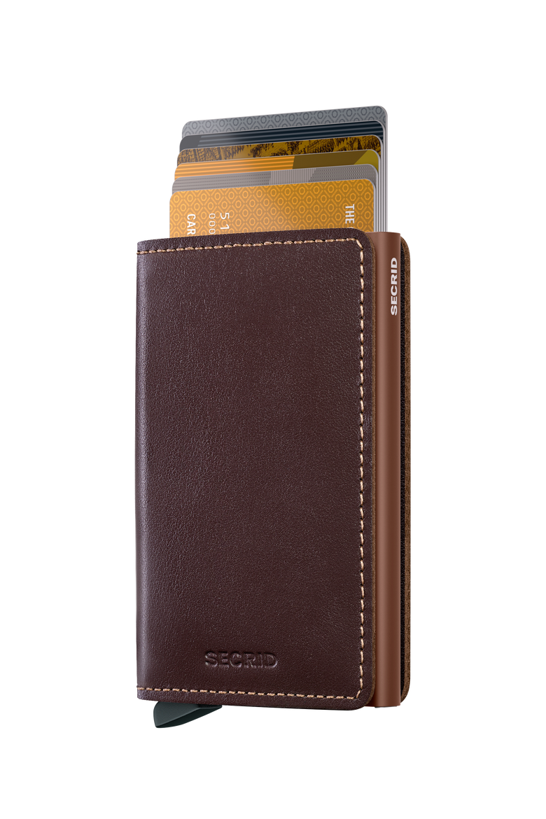 Slimwallet Original, Alternate, color, Chocolate