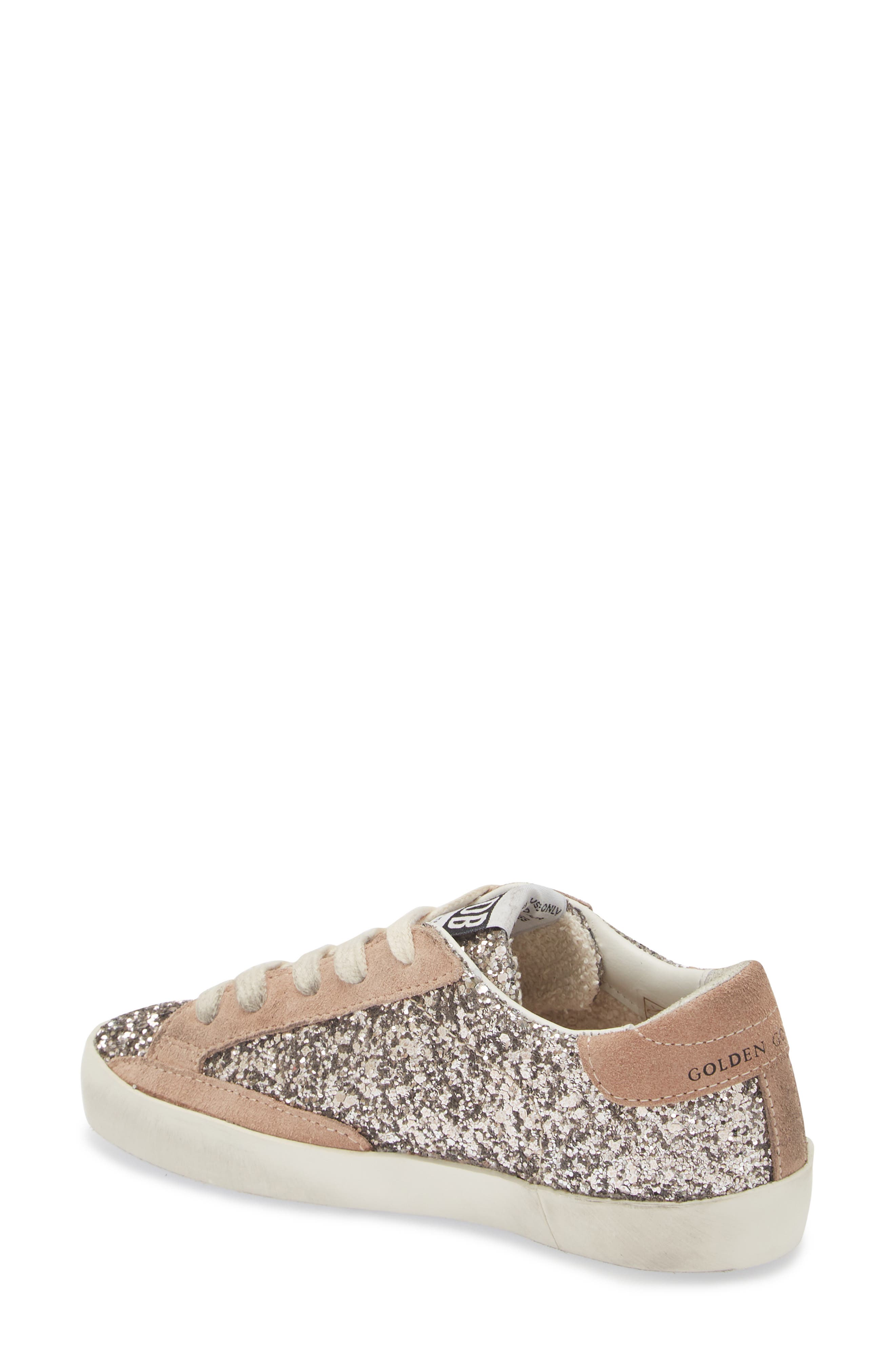 Golden Goose Kids' Super-Star Glitter Sneaker, Alternate, color, 