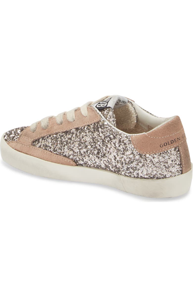 Golden Goose Kids' Super-Star Glitter Sneaker, Alternate, color,
