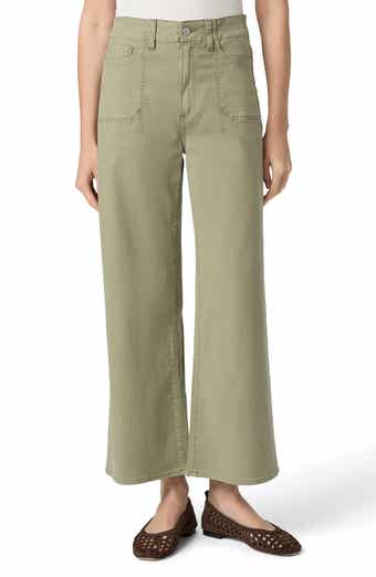 PAIGE Anessa High Waist Wide Leg Utility Jeans